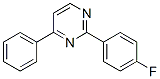 2-(4-Fluorophenyl)-4-phenylpyrimidine Struktur