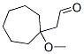 Cycloheptaneacetaldehyde, 1-methoxy- (9CI) Struktur