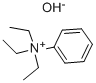 TRIETHYLPHENYLAMMONIUM HYDROXIDE Struktur