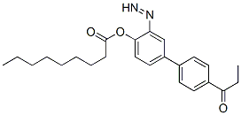 [4-(4-propanoylphenyl)diazenylphenyl] nonanoate Struktur