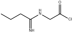 Acetyl  chloride,  [(1-iminobutyl)amino]-  (9CI) Struktur