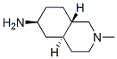 6-Isoquinolinamine,decahydro-2-methyl-,(4aalpha,6beta,8abeta)-(9CI) Struktur