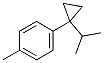 Benzene, 1-methyl-4-[1-(1-methylethyl)cyclopropyl]- (9CI) Struktur