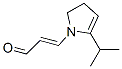 2-Propenal,3-[2,3-dihydro-5-(1-methylethyl)-1H-pyrrol-1-yl]-,(E)-(9CI) Struktur