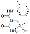 1-carbamoyl-1-(2-hydroxy-2-methyl-propyl)-3-(2-methylphenyl)urea Struktur