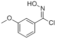 N-HYDROXY-3-METHOXY-BENZENECARBOXIMIDOYL CHLORIDE Struktur