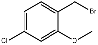 1-(bromomethyl)-4-chloro-2-methoxybenzene Struktur