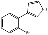 3-(2-Bromo-phenyl)-1H-pyrrole Struktur