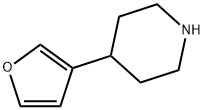 Piperidine, 4-(3-furanyl)- (9CI) Struktur