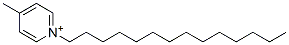 Pyridinium, 4-methyl-1-tetradecyl- Struktur