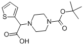 2-(THIOPHEN-2-YL)-3-(4-BOC-PIPERAZIN-1-YL)ACETIC ACID price.