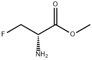 3-FLUORO-D-ALANINE METHYL ESTER Struktur