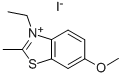 2-METHYL-3-ETHYL-6-METHOXY BENZOTHIAZOLIUM IODIDE Struktur