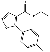 4-Isoxazolecarboxylicacid,5-(4-methylphenyl)-,ethylester(9CI) Struktur