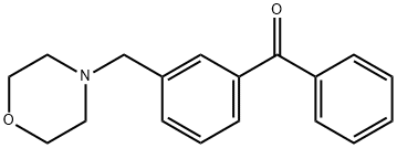 3-(MORPHOLINOMETHYL)BENZOPHENONE price.