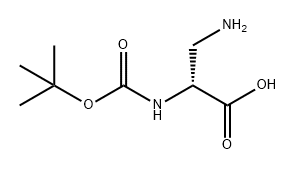 BOC-D-DAP-OH Structure