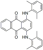 1,4-bis[(2,6-dimethylphenyl)amino]anthraquinone Struktur