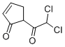 2-Cyclopenten-1-one, 5-(dichloroacetyl)- (9CI) Struktur