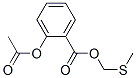 methylsulfanylmethyl 2-acetyloxybenzoate Struktur