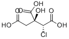 chlorocitric acid Struktur