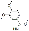 Benzenecarboximidic acid, 3,4-dimethoxy-, methyl ester (9CI) Struktur