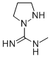 1-Pyrazolidinecarboximidamide,N-methyl- Struktur