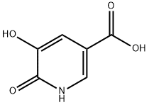 3-Pyridinecarboxylic acid, 1,6-dihydro-5-hydroxy-6-oxo- Struktur