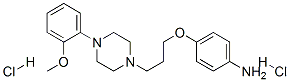 4-[3-[4-(2-methoxyphenyl)piperazin-1-yl]propoxy]aniline dihydrochlorid e Struktur