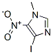 4-Iodo-1-methyl-5-nitro-1H-imidazole Struktur