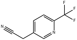 3-PYRIDINEACETONITRILE, 6-(TRIFLUOROMETHYL)- Struktur