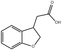 3-BENZOFURANACETIC ACID, 2,3-DIHYDRO- Struktur