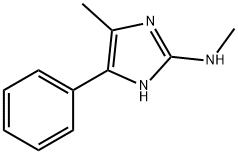 5-METHYL-2-METHYLAMINO-4-PHENYLIMIDAZOLE Struktur