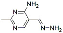 5-Pyrimidinecarboxaldehyde,4-amino-2-methyl-,hydrazone(9CI) Struktur