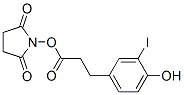 1-[3-(4-Hydroxy-3-iodophenyl)propionyloxy]-2,5-pyrrolidinedione Struktur