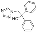 1,1-Diphenyl-2-(1H-1,2,4-triazol-1-yl)ethanol Struktur