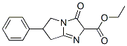 ethyl 2-oxo-7-phenyl-1,4-diazabicyclo[3.3.0]oct-4-ene-3-carboxylate Struktur