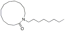 1-Octylazacyclotridecan-2-one Struktur