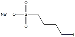 4-Iodo-1-butanesulfonic acid sodium salt Struktur