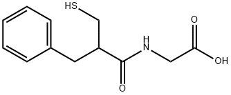 rac-N-[(R*)-2-(メルカプトメチル)-1-オキソ-3-フェニルプロピル]グリシン