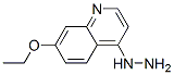 Quinoline, 7-ethoxy-4-hydrazino- (9CI) Struktur