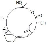 (5Z,7E,23R)-3β,23,25-Trihydroxy-9,10-secocholesta-5,7,10(19)-trien-26-oic acid γ-lactone Struktur