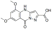 Pyrazolo[5,1-b]quinazoline-2-carboxylic  acid,  4,9-dihydro-5,7-dimethoxy-9-oxo- Struktur