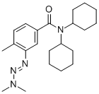 p-Toluamide, N,N-dicyclohexyl-3-(3,3-dimethyltriazeno)- Struktur