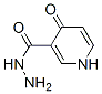 3-Pyridinecarboxylic  acid,  1,4-dihydro-4-oxo-,  hydrazide Struktur