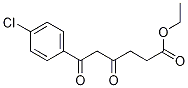 ethyl 6-(4-chlorophenyl)-4,6-dioxohexanoate Struktur