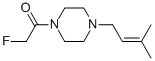 Piperazine, 1-(fluoroacetyl)-4-(3-methyl-2-butenyl)- (9CI) Struktur