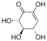 2-Cyclohexen-1-one,2,4,5,6-tetrahydroxy-,[4S-(4alpha,5beta,6alpha)]-(9CI) Struktur