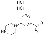 1-(3-NITRO-PHENYL)-PIPERAZINE DIHYDROCHLORIDE Struktur