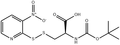 BOC-CYS(NPYS)-OH Struktur