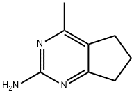 5H-Cyclopentapyrimidin-2-amine, 6,7-dihydro-4-methyl- (9CI) Struktur